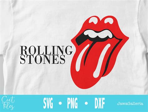 The Rolling Stones Svg Band Logo Editable Cricut Files Etsy