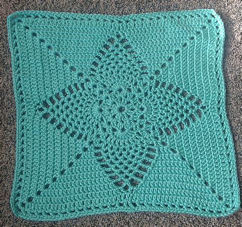 Ravelry Pineapple Square Afghan Pattern By Marion Graham