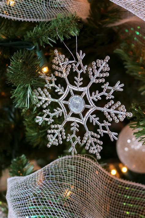 Snowflake Christmas Tree Crafts Mad In Crafts