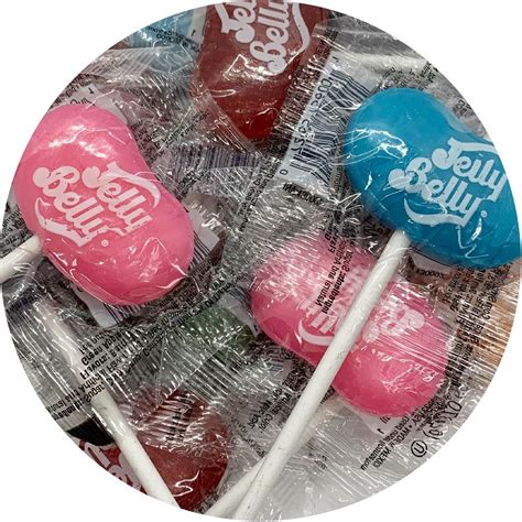 Jelly Belly Jelly Bean Flavored Lollipops All City Candy