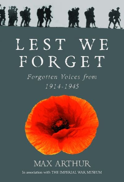 Lest We Forget By Max Arthur Penguin Books New Zealand