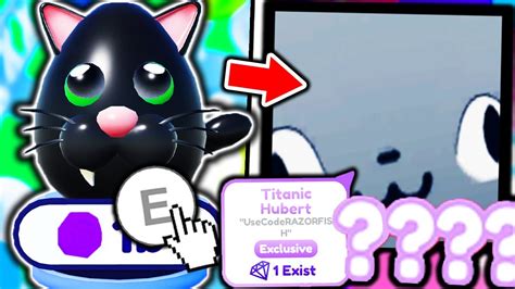 Secret Titanic Hubert In Pet Simulator X Youtube