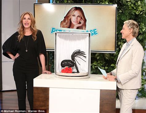 Julia Roberts Is Duped Into Pushing A Blindfold Whip And Handcuffs On