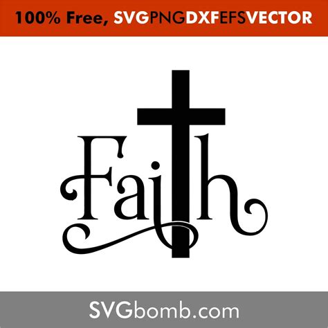 Faith Cross | SVGbomb.com