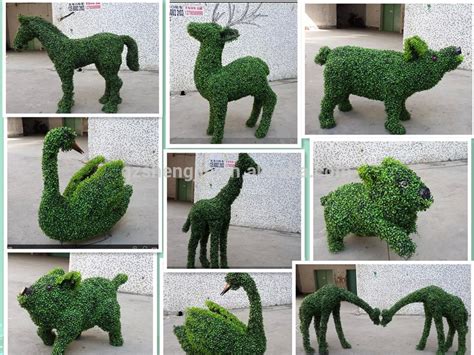 Maybe you would like to learn more about one of these? Sjza01 Artificial Topiary Animal,Animal Topiary Frames ...