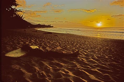 Sunset Beach Hawaii Waves Places Facebook Pinterest