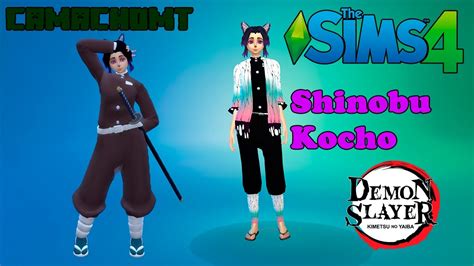 Sims 4 Shinobu Kocho Demon Slayer Kimetsu No Yaiba Descarga