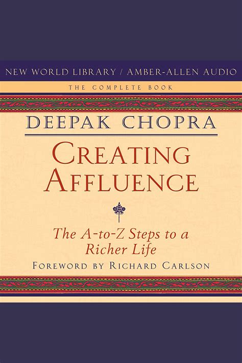 Creating Affluence By Deepak Chopra Audiobook Scribd