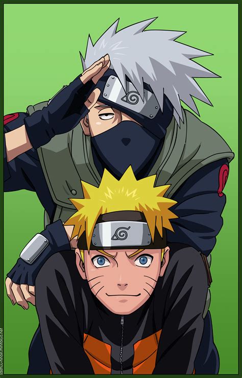 Naruto Naruto And Kakashi Minitokyo