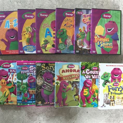 Collection Of Barney Dvd Babies And Kids Babies And Kids Fashion On Carousell