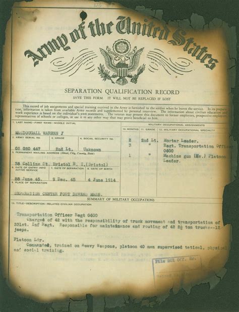 Request A Korean War Military Service Record ⋆ My Military Service Records