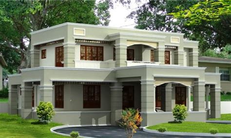 Gallery For Exterior Colour Combinations For House In India Kerala