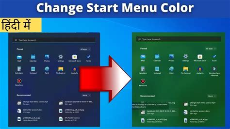 How To Change Start Menu Color Change Accent Color In Windows 11