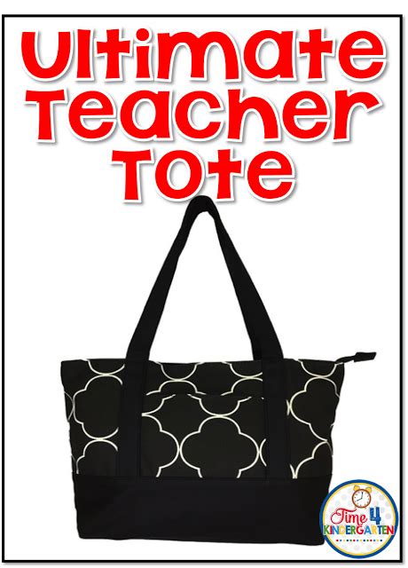 Must Have Teacher Tools Week 9: Ultimate Teacher Tote | Teacher tote, Teacher tote bags, Best ...