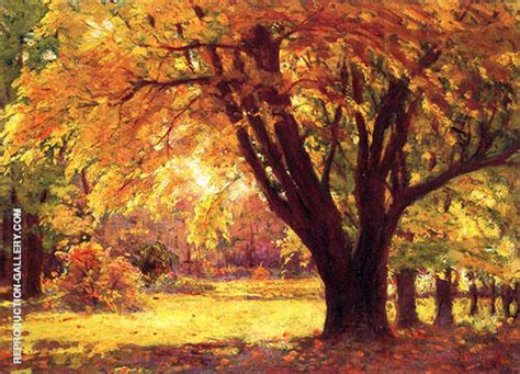 Autumn Sunlight By John F Carlson Oil Painting Reproduction