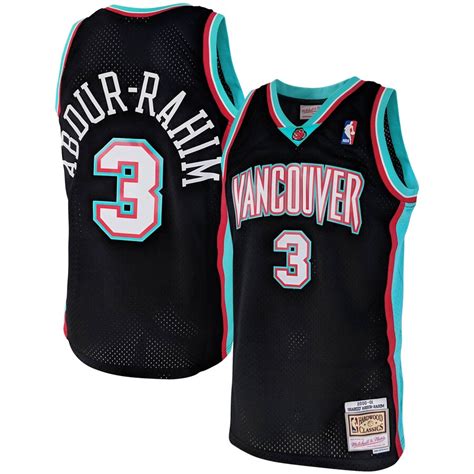 Mens Mitchell And Ness Shareef Abdur Rahim Black Vancouver Grizzlies