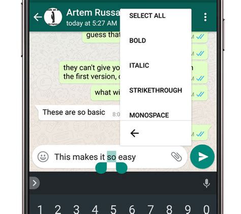 Whatsapp is among the most popular apps in india and other international markets. WhatsApp - How to send bold, italic and strikethrough text ...
