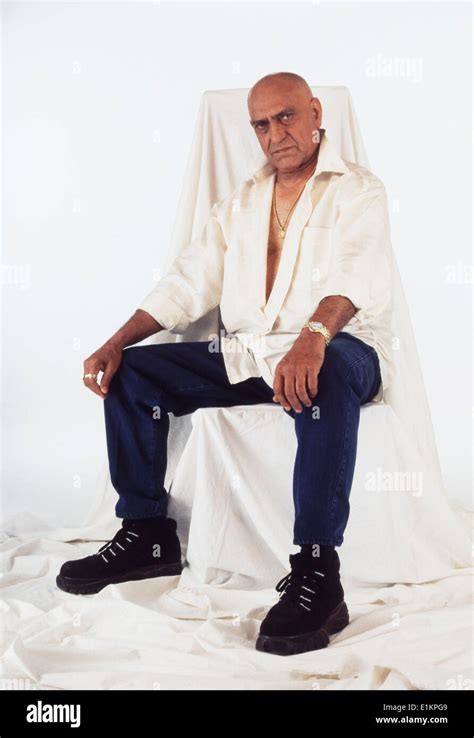 Portrait Of Amrish Puri Indian Film Actor Stock Photo 69890921 Alamy