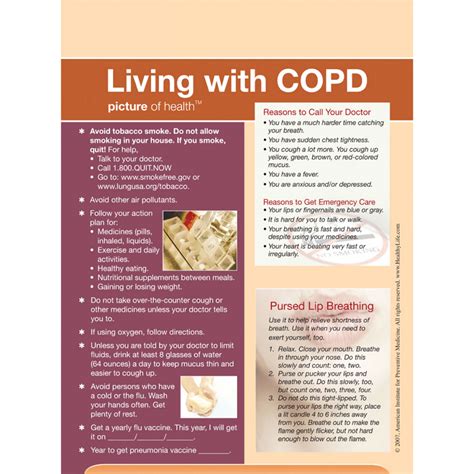 Picture Of Health Magnet Living With Copd Well Warehouse