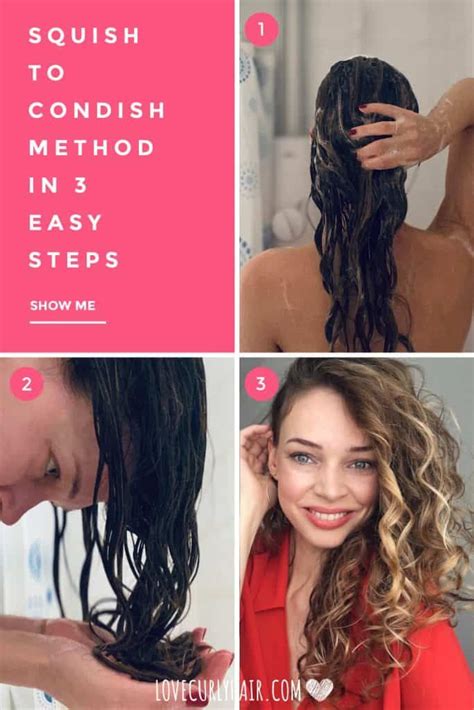 Discover The Squish To Condish Method For Curly Hair Wavy Hair