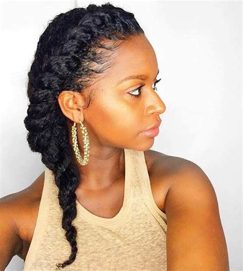 Simple Natural Hair Styles 101 Flat Twist — Kuicare