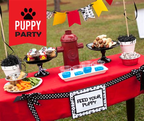 20 Easy Ideas For A Puppy Party On A Budget Frog Prince Paperie