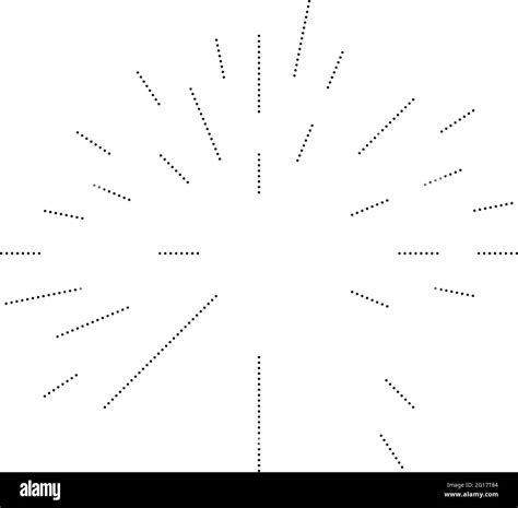 Líneas Radiales Elemento De Diseño De Efecto De Radiación Ráfaga