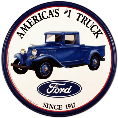 Ford Trucks Tin Sign 12x12