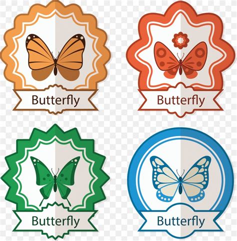 Butterfly Euclidean Vector Vecteur Icon Png 1405x1434px Butterfly