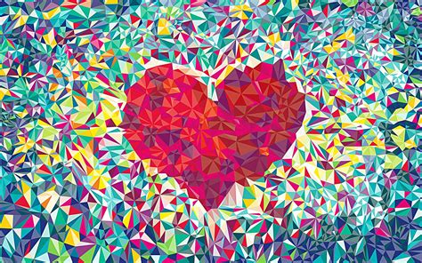 Abstract Painting Of Heart Art Prints By Sina Irani Buy Posters