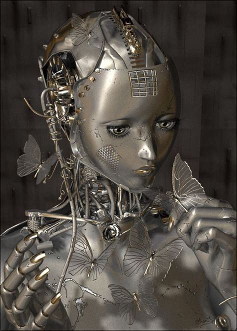 Pin By Kev RILEY On Gynoids Art Steampunk Art Robot Girl