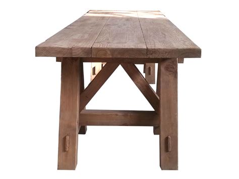 Great savings & free delivery / collection on many items. Salvaged Wood X-Base Rectangular Dining Table