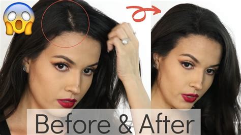 How To Cover Bald Spots And Make Your Hair Look Thicker Youtube