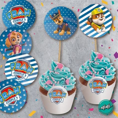 Kit Imprimible Cumpleaños Paw Patrol Candy Bar Nini Diseños Imprimibles