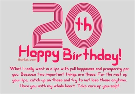 110 Happy 20th Birthday Wishes Quotes And Messages And Images 2022