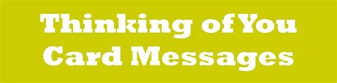 Check spelling or type a new query. Thinking of You Messages: What to Write in a Card | Thinking of you, Messages and Cards