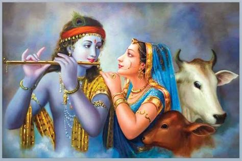 0214 Beautiful Radha Krishna Painting On Canvas Best Of HD