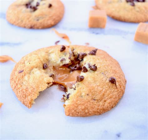Gooey Caramel Chocolate Chip Cookie Recipe A Secret Ingredient