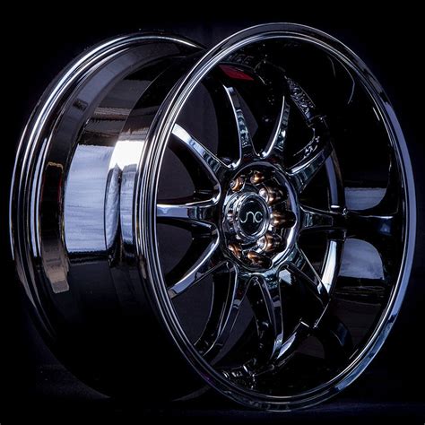 18 Porsche Black Chrome Wheels