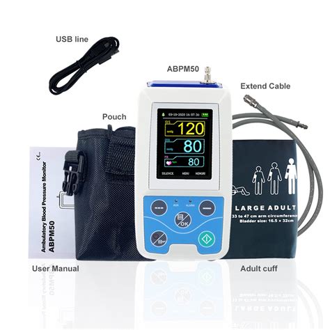 24h Nibp Holter Ambulatory Blood Pressure Monitorusb Pc Software