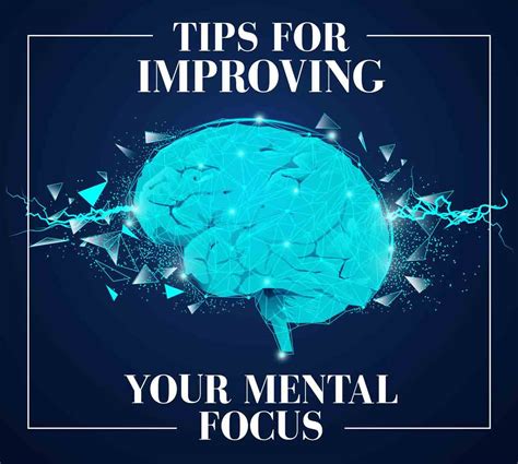 Tips for Improving Your Mental Focus [Infographic]