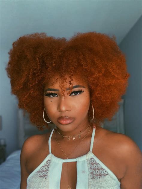 Black Women Hairstyles Natural Hair Styles Afro Curls Red Heads