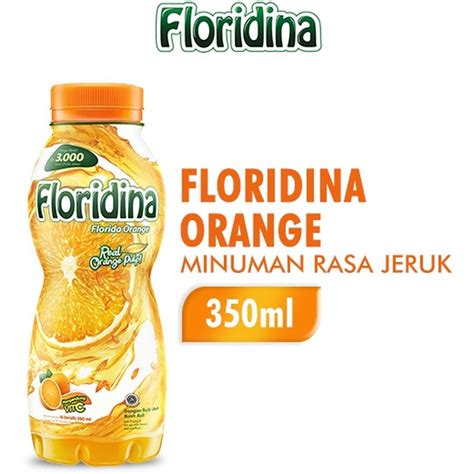 Floridina Juice Pulp Orange Btl 350360ml Klikindomaret