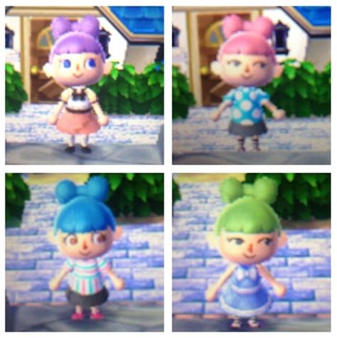 Main street may not seem like much at first, but as you steadily devote time and bells to growing your town, you'll notice new shops begin to crop up. Animal Crossing New Leaf Hair Guide | Galhairs