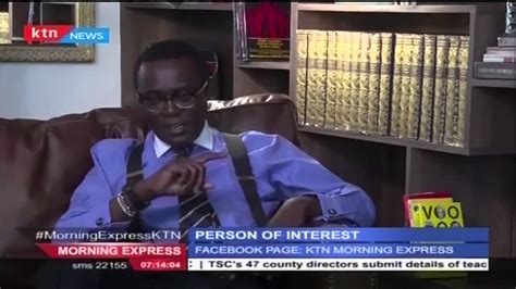Morning Express Person Of Interest Mutahi Ngunyi Speaks About His