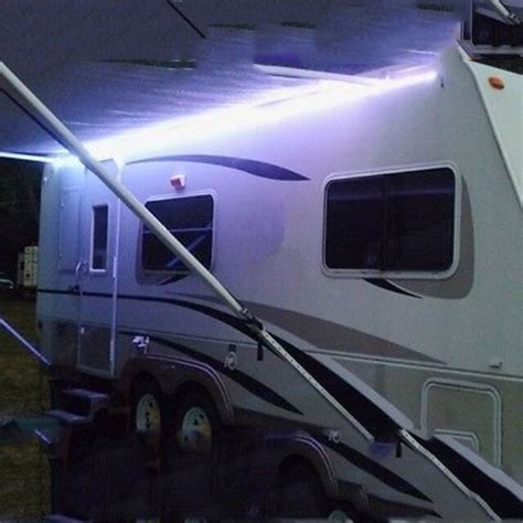 Rv Motor Home Awning Led Light Kit Universal Fit Part Bright White In