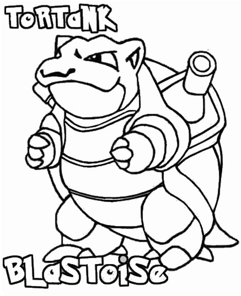 Pokemon Coloring Pages Mega Blastoise Drawing Inspiration Coloring Home