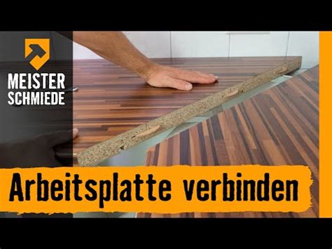 Beginne in der ecke, wo deine arbeitsplatte an der wand befestigt wird. Arbeitsplatten verbinden | HORNBACH Meisterschmiede - YouTube