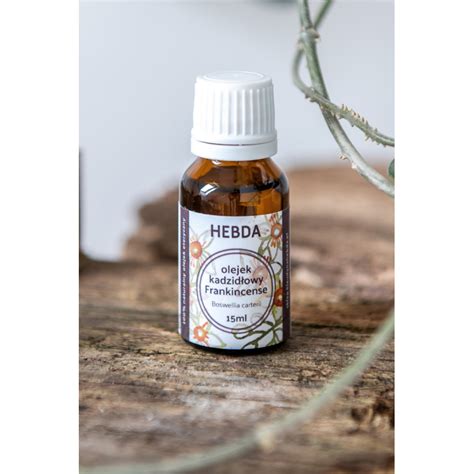 Olejek kadzidłowy Frankincense dla głębokiego relaksu 15ml Hebda