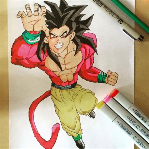 Goku Ssj4 Coloured By Kbalo0 On Deviantart